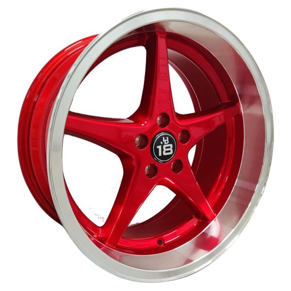 MK18 18 CANDYRED ALUMINIUMFÄLGAR