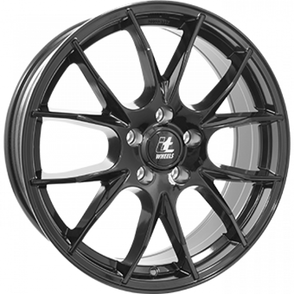 INTER ACTION KIRA GLOSS BLACK ALUMINIUMFÄLGAR