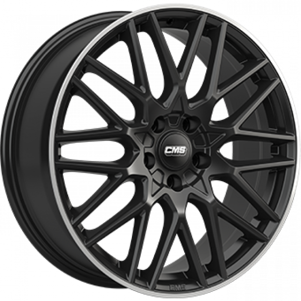 CMS GLOSS BLACK / POLISHED LIP ALUMINIUMFÄLGAR