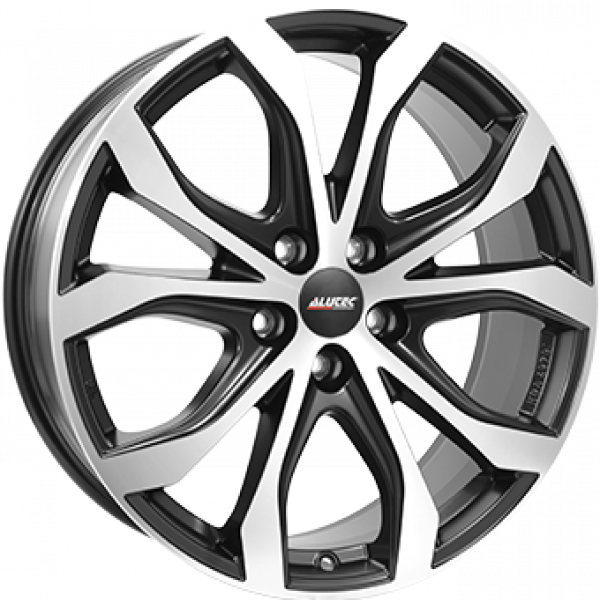 ALUTEC DULL BLACK / POLISHED ALUMINIUMFÄLGAR