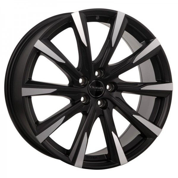 OCEAN WHEELS WHEELS MISTRAL BLACK MATT POLISH ALUMINIUMFÄLGAR
