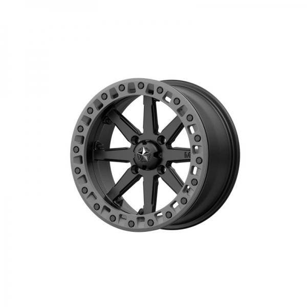 MSA OFFROAD WHEELS SATIN BLACK MATTE GRAY RING ALUMINIUMFÄLGAR