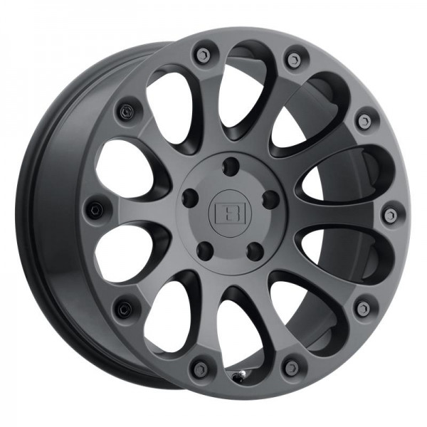 LEVEL 8 MATTE BLACK ALUMINIUMFÄLGAR